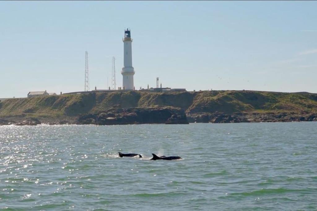 Lighthouse Cottage With Hottub Aberdeen Esterno foto